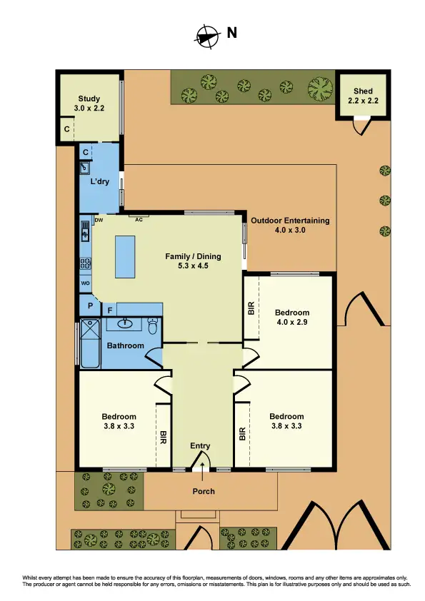 Floorplan of Homely house listing, 299 Douglas Pde, Newport VIC 3015