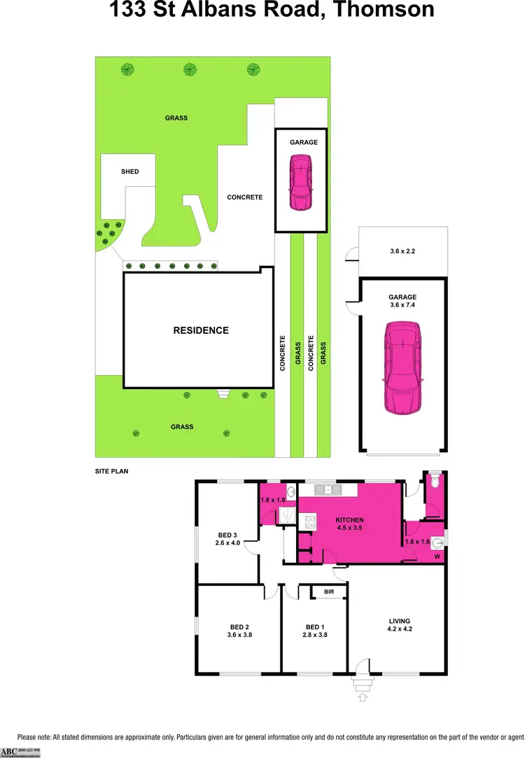 Floorplan of Homely house listing, 133 St Albans Road, Thomson VIC 3219