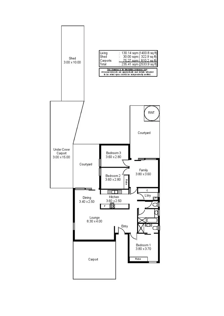 Floorplan of Homely house listing, 132 Swanport Road, Murray Bridge SA 5253