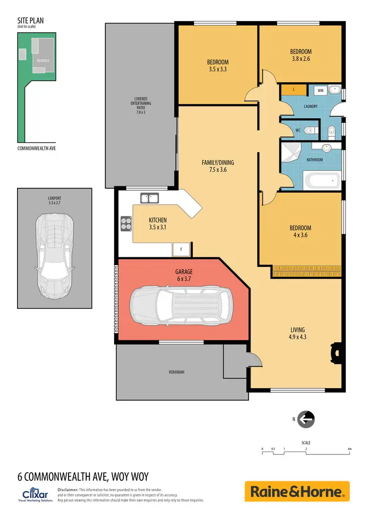 Floorplan of Homely house listing, 6 Commonwealth Avenue, Blackwall NSW 2256