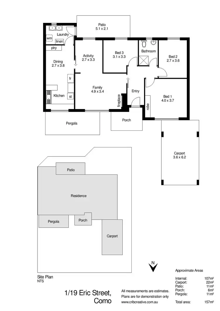 Floorplan of Homely house listing, 19 Eric Street, Como WA 6152