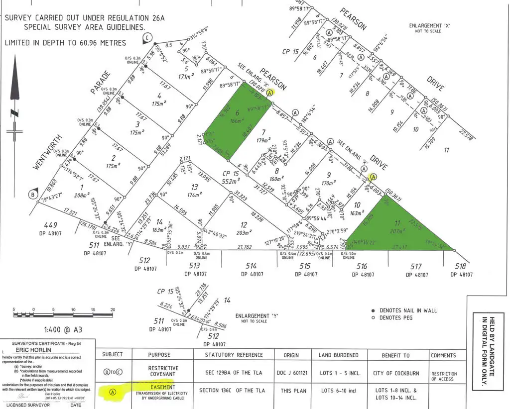 Floorplan of Homely land listing, 2/2 Pearson Drive, Success WA 6164
