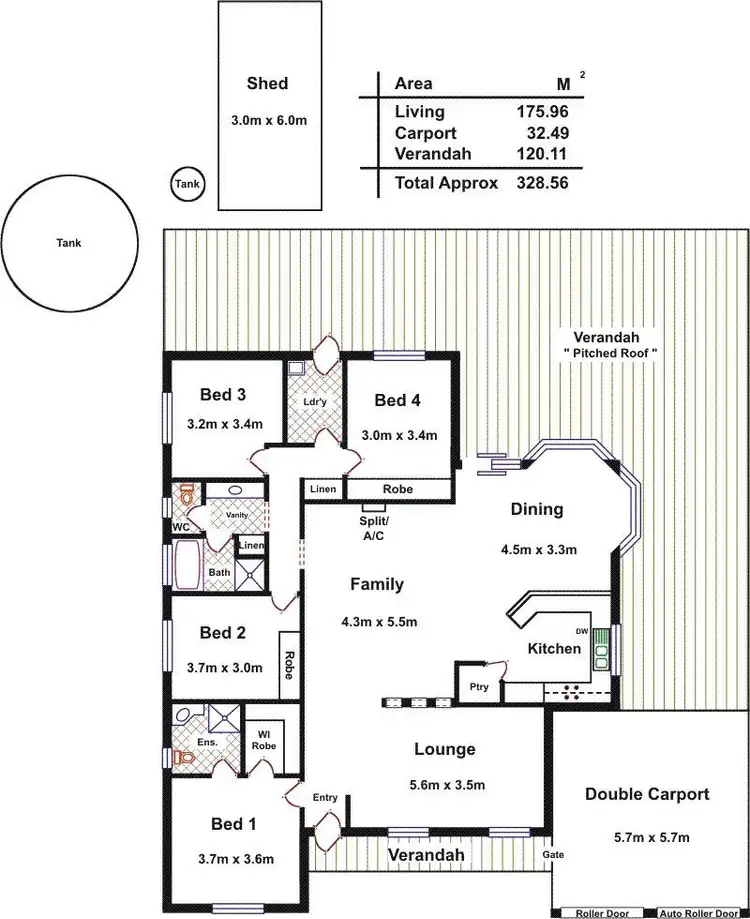 Floorplan of Homely house listing, 33 Bethesda Road, Lewiston SA 5501