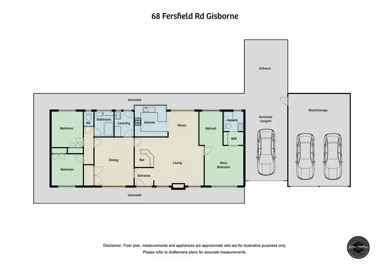 Floorplan of Homely house listing, 68 Fersfield Road, Gisborne VIC 3437