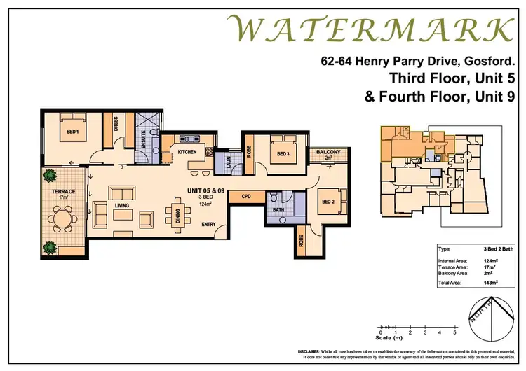 Floorplan of Homely unit listing, 9/62-64 Henry Parry Drive, Gosford NSW 2250