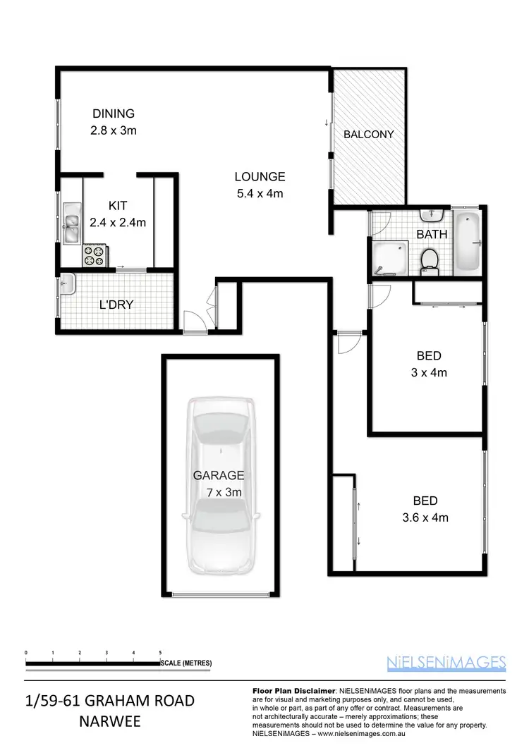 Floorplan of Homely unit listing, 1/59-61 Graham Road, Narwee NSW 2209