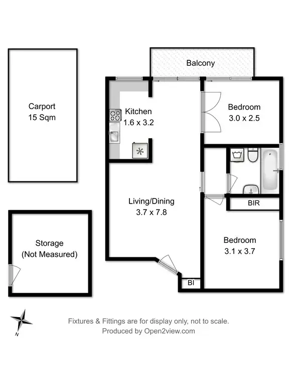 Floorplan of Homely unit listing, 10/7 View Street, Sandy Bay TAS 7005