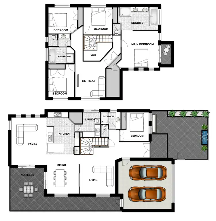 Floorplan of Homely house listing, 18 Saint-Tropez Pl, Forest Lake QLD 4078