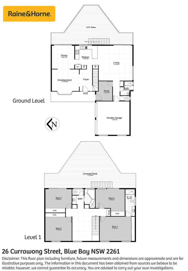 Floorplan of Homely house listing, 26 Currawong Street, Blue Bay NSW 2261
