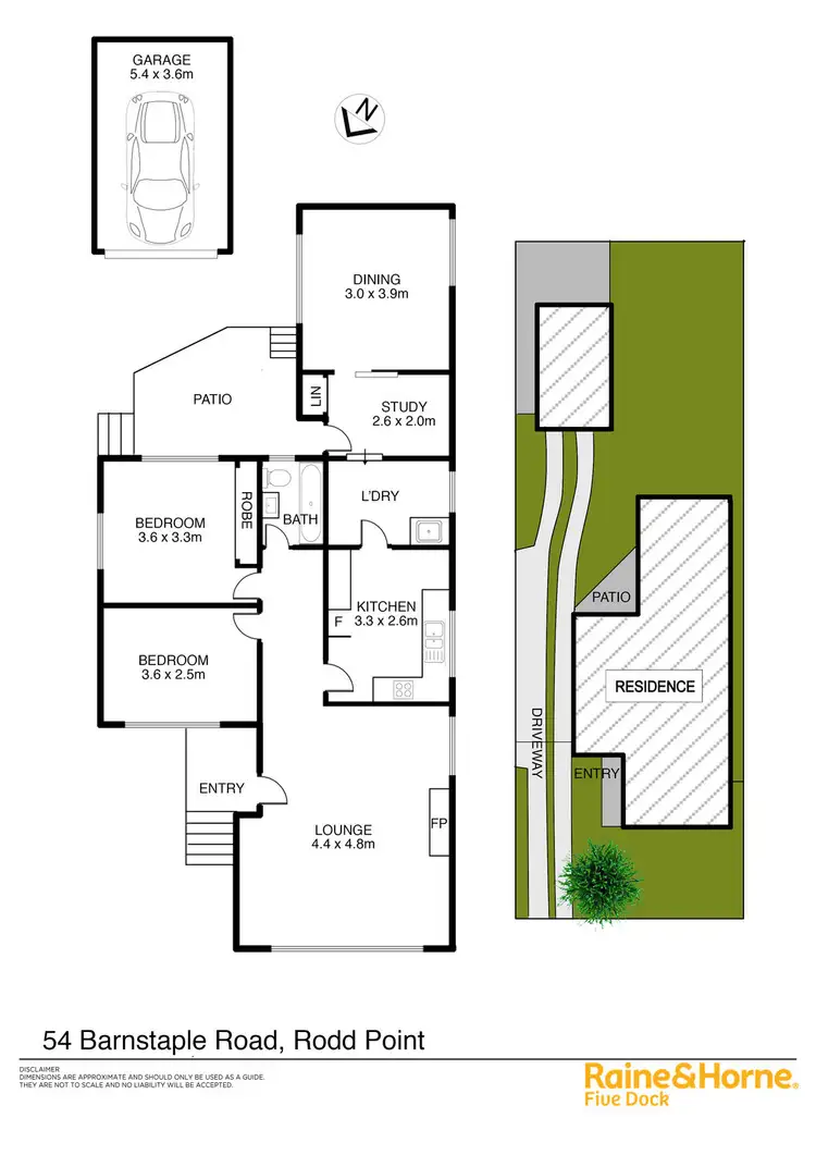 Floorplan of Homely house listing, 54 Barnstaple Road, Rodd Point NSW 2046