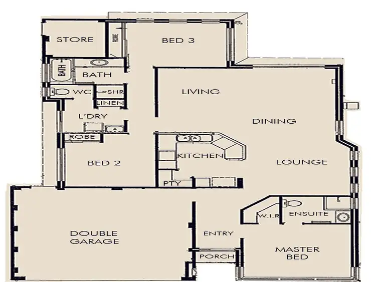 Floorplan of Homely house listing, 43/27 Meadow Springs Drive, Meadow Springs WA 6210