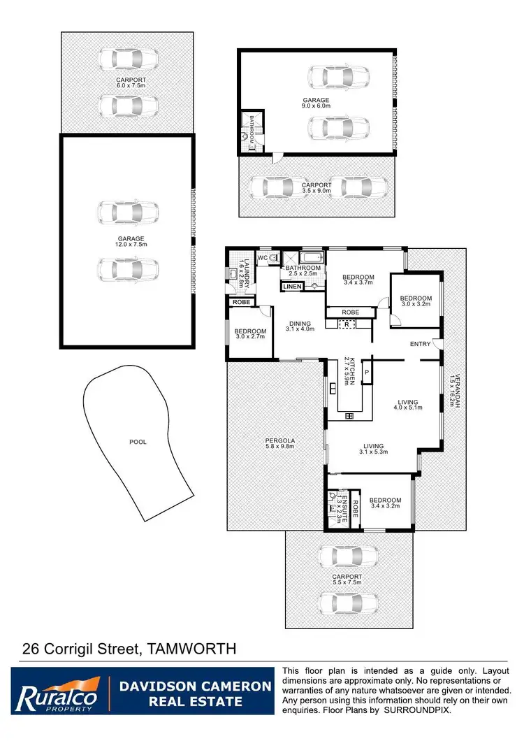 Floorplan of Homely house listing, 26 Coorigil Street, Tamworth NSW 2340