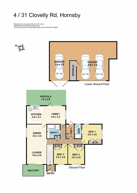 Floorplan of Homely house listing, 4/31 Clovelly Road, Hornsby NSW 2077