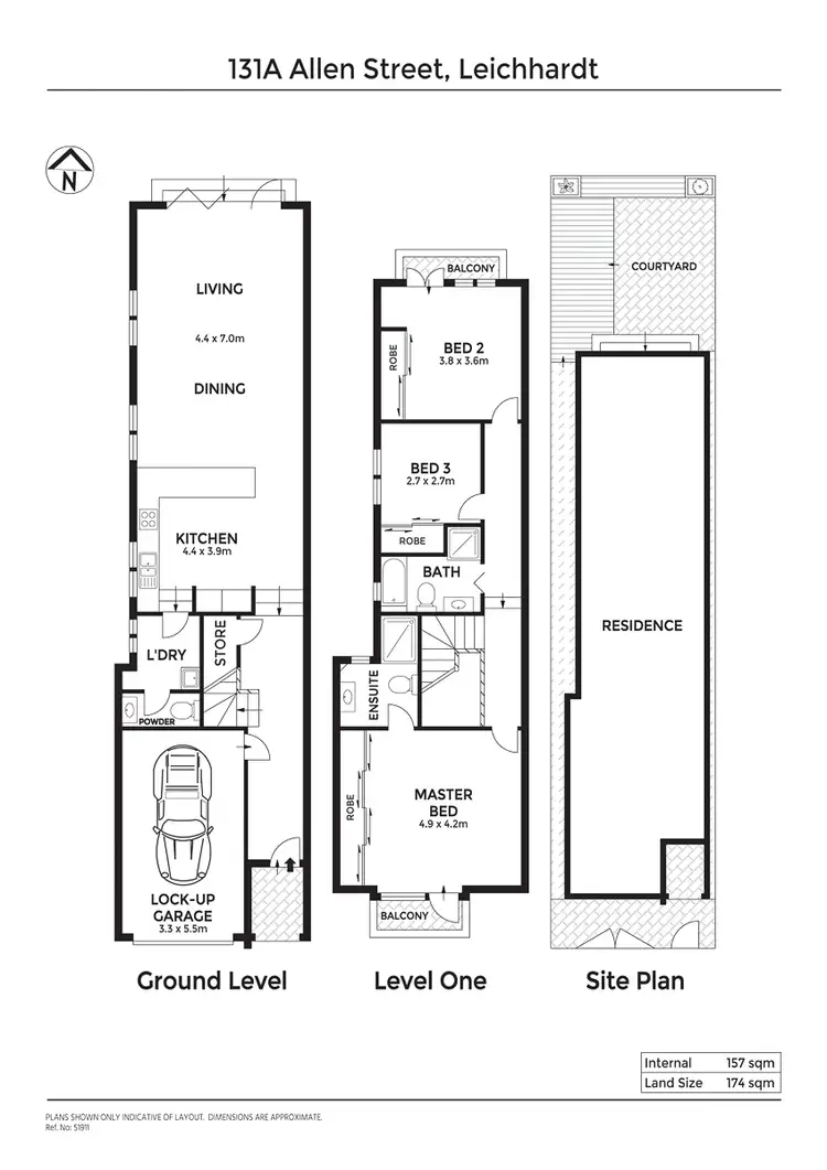 Floorplan of Homely house listing, 131A Allen Street, Leichhardt NSW 2040