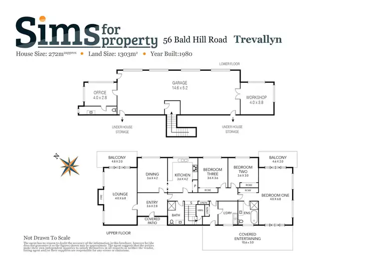 Floorplan of Homely house listing, 56 Bald Hill Road, Trevallyn TAS 7250