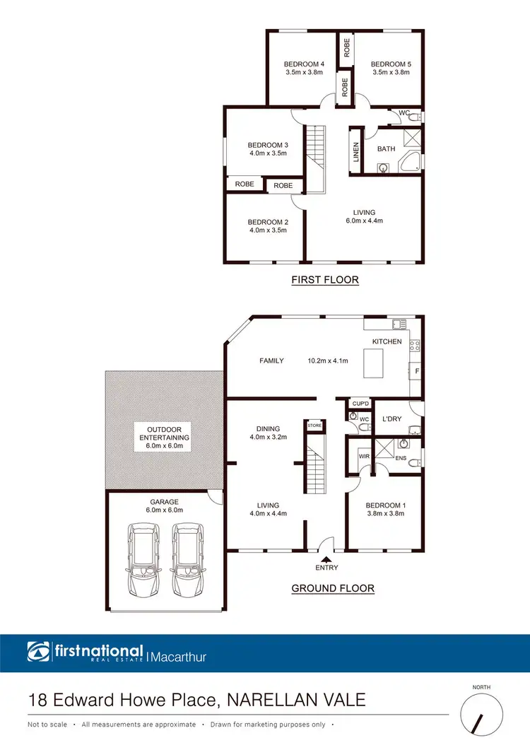 Floorplan of Homely house listing, 18 Edward Howe Place, Narellan Vale NSW 2567