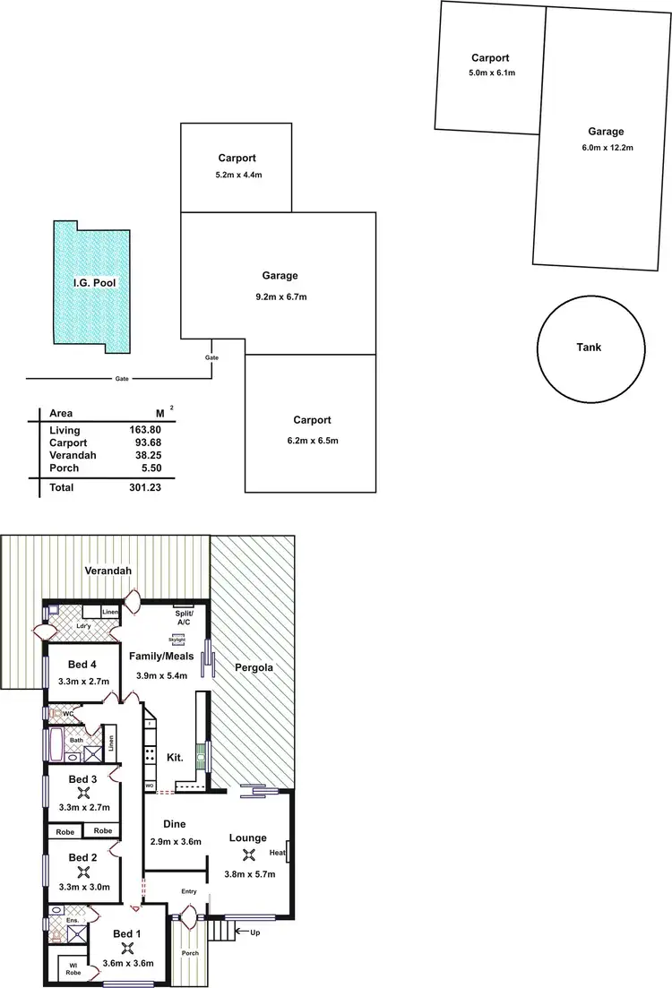 Floorplan of Homely house listing, 40 Cheek Avenue, Gawler East SA 5118