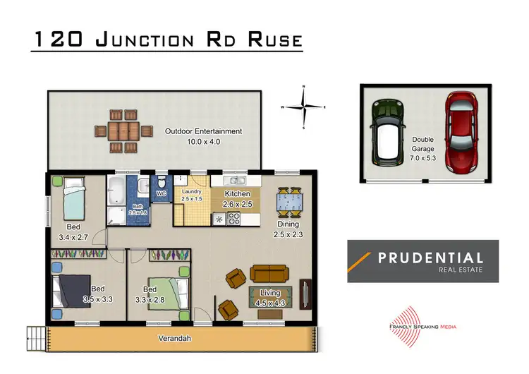 Floorplan of Homely house listing, 120 Junction Road, Ruse NSW 2560