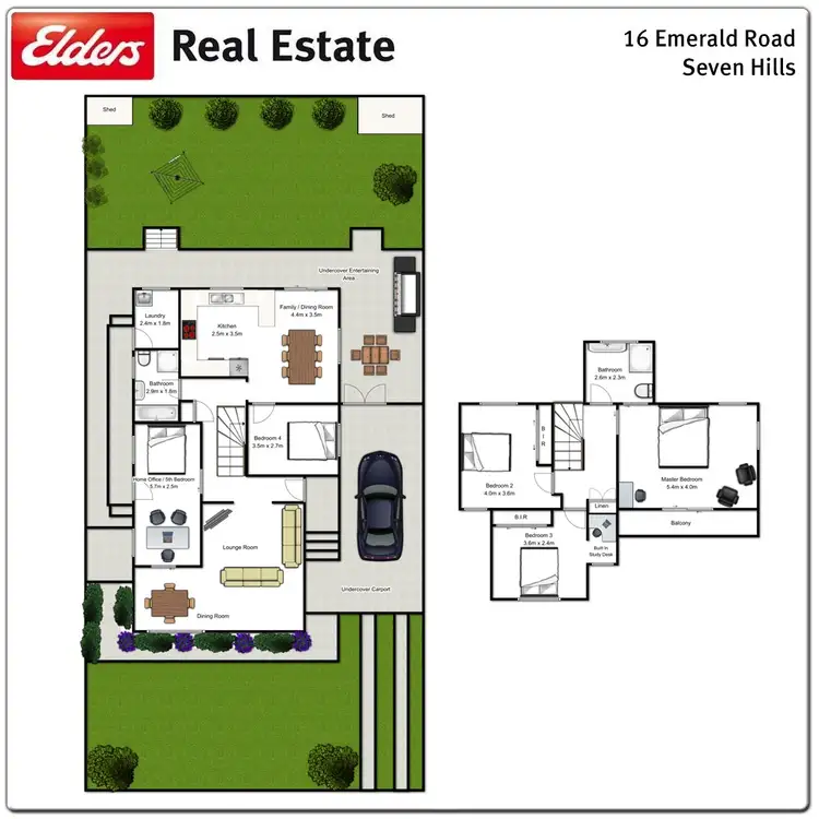 Floorplan of Homely house listing, 16 Emerald Road, Seven Hills NSW 2147