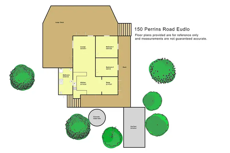 Floorplan of Homely house listing, 150 Perrins Road, Eudlo QLD 4554