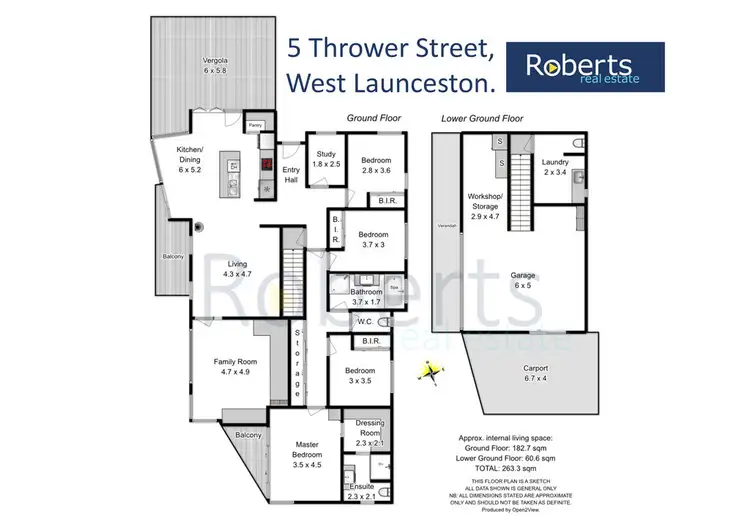 Floorplan of Homely house listing, 5 Thrower St, West Launceston TAS 7250