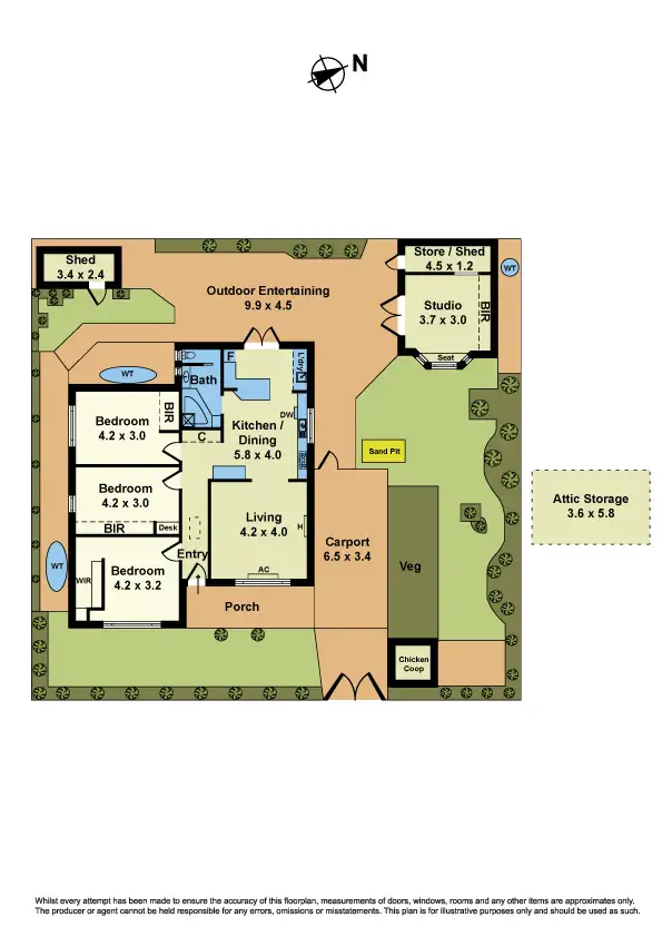 Floorplan of Homely house listing, 41 Carmen St, Newport VIC 3015