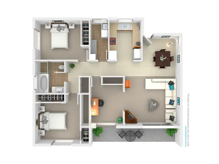 Floorplan of Homely unit listing, 2/160 Tarcutta Street, Wagga Wagga NSW 2650