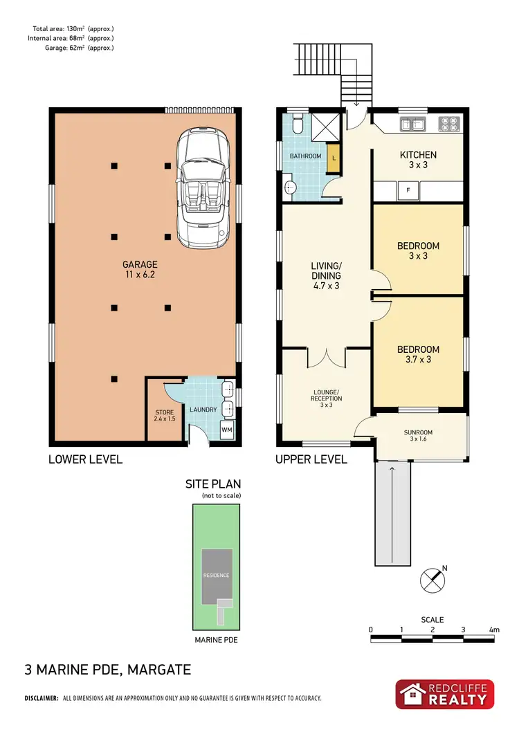 Floorplan of Homely house listing, 3 Marine Parade, Redcliffe QLD 4020