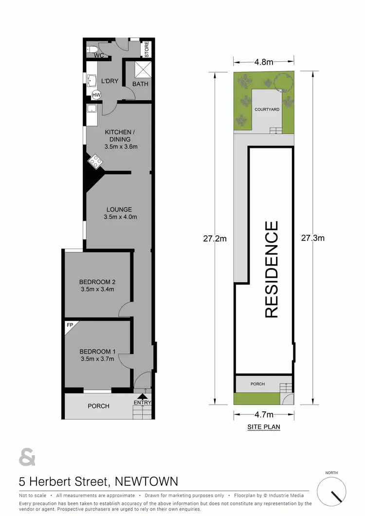Floorplan of Homely house listing, 5 Herbert Street, Newtown NSW 2042