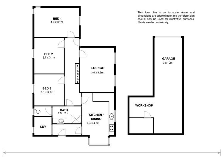 Floorplan of Homely house listing, 9 Somerton Crescent, Derwent Park TAS 7009