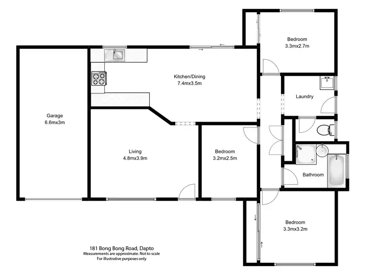 Floorplan of Homely house listing, 181 Bong Bong Road, Horsley NSW 2530