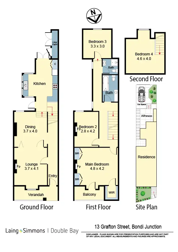 Floorplan of Homely house listing, 13 Grafton Street, Bondi Junction NSW 2022