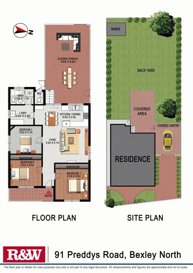 Floorplan of Homely house listing, 91 Preddys Road, Bexley North NSW 2207
