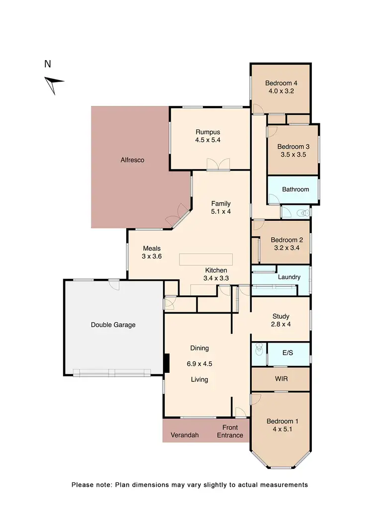 Floorplan of Homely house listing, 8 Monument Boulevard, Cardigan VIC 3352