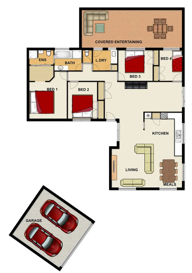 Floorplan of Homely house listing, 30 TANALDI STREET, Shailer Park QLD 4128