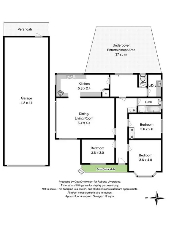 Floorplan of Homely house listing, 13 Hope Street, Ulverstone TAS 7315