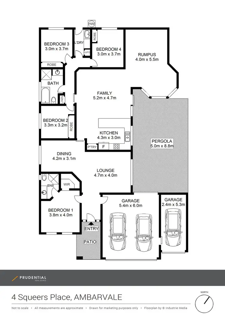 Floorplan of Homely house listing, 4 Squeers Pl, Ambarvale NSW 2560