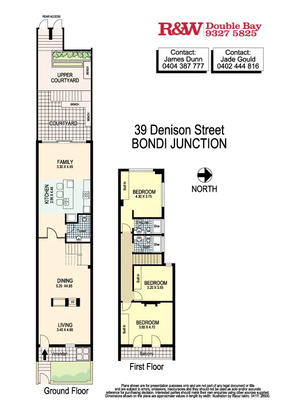Floorplan of Homely house listing, 39 Denison Street, Bondi Junction NSW 2022