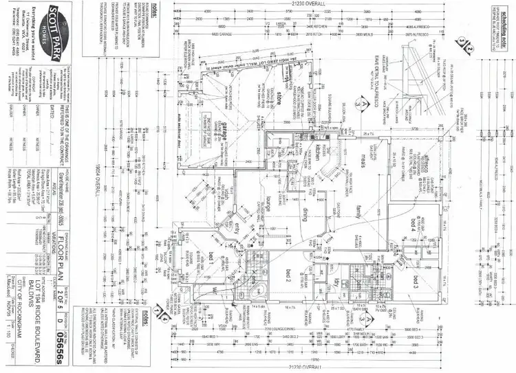 Floorplan of Homely house listing, 52 Ridge Boulevard, Baldivis WA 6171