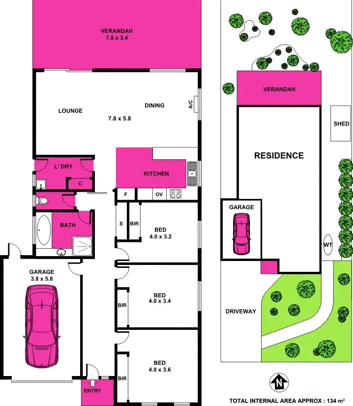 Floorplan of Homely house listing, 11 Rosanna Mews, Lara VIC 3212