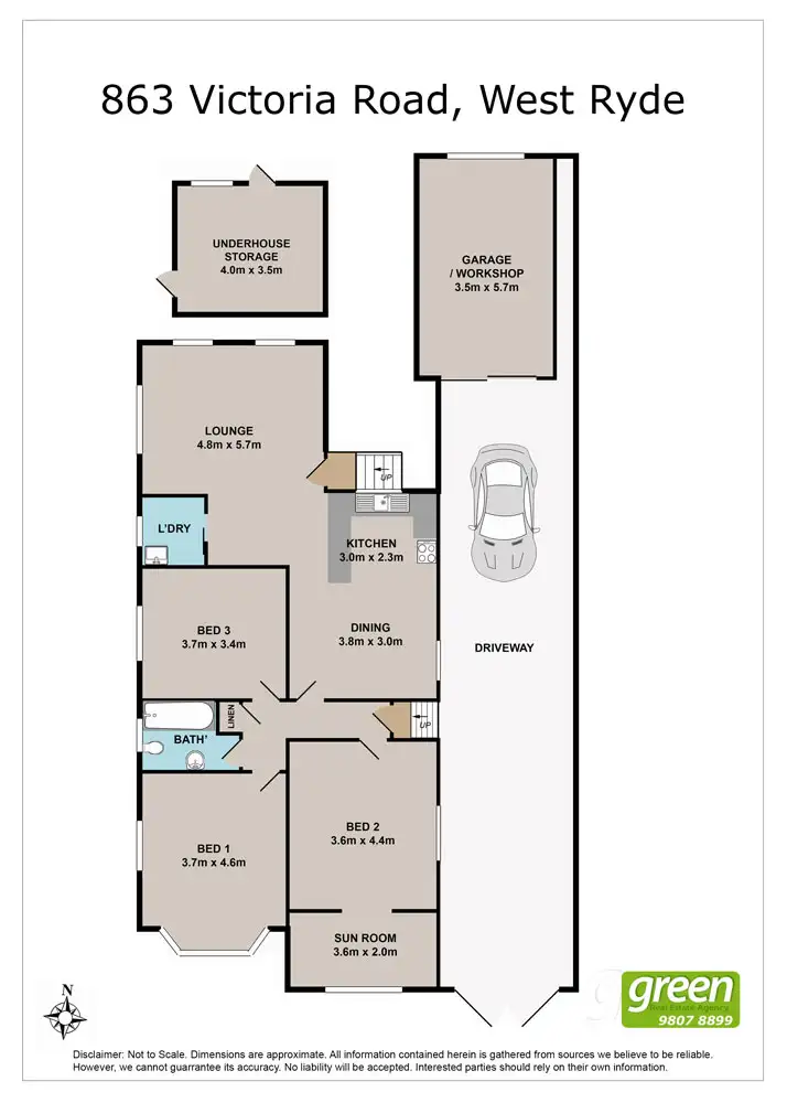 Floorplan of Homely house listing, 863 Victoria Road, West Ryde NSW 2114