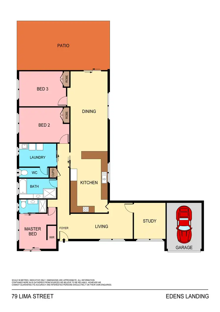 Floorplan of Homely house listing, 79 Lima Street, Edens Landing QLD 4207