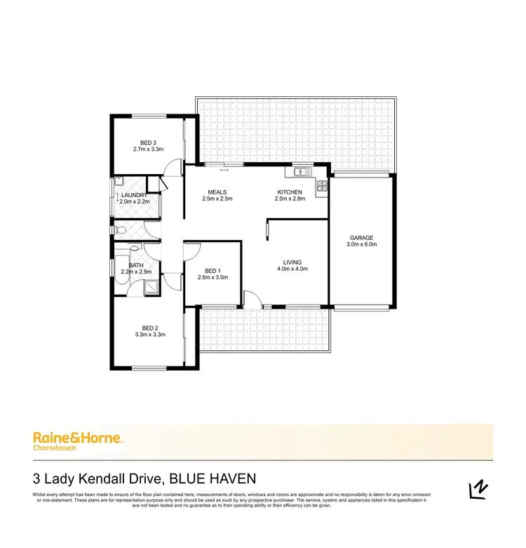 Floorplan of Homely house listing, 3 Lady Kendall Drive, Blue Haven NSW 2262