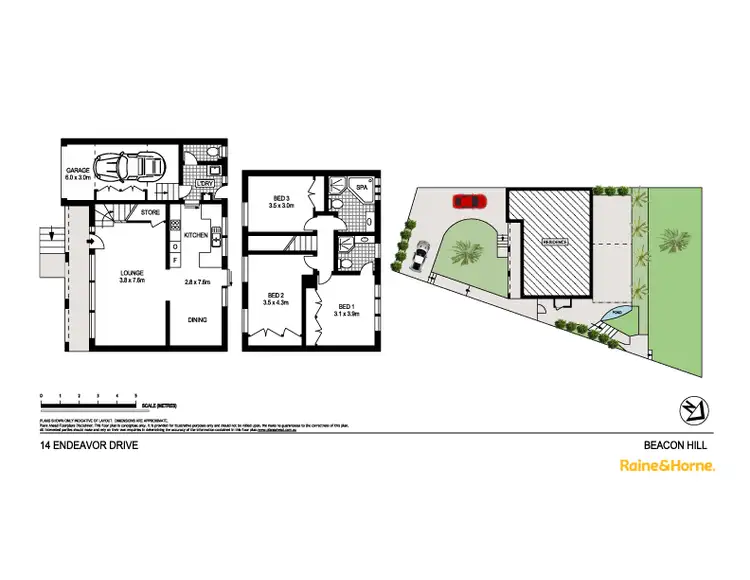 Floorplan of Homely house listing, 14 Endeavour Drive, Beacon Hill NSW 2100