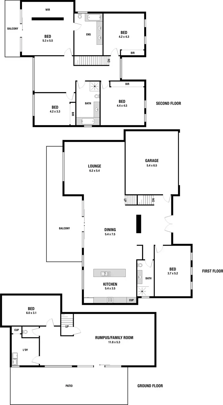 Floorplan of Homely house listing, 24 Saltwater Crescent, Maribyrnong VIC 3032