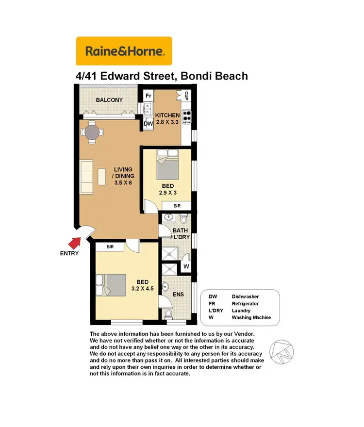 Floorplan of Homely apartment listing, 4/41 Edward Street, Bondi Beach NSW 2026