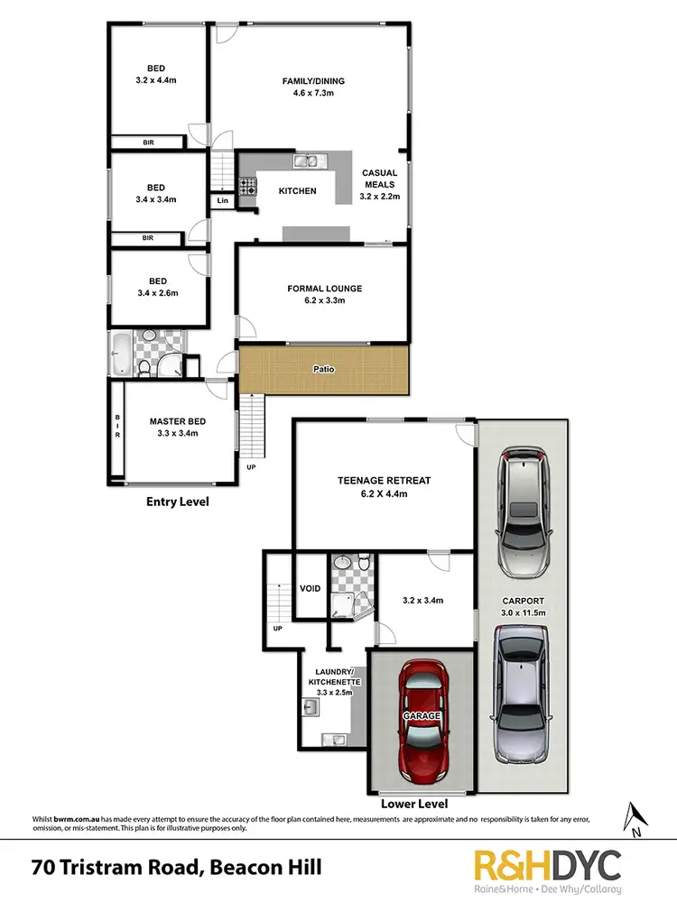 Floorplan of Homely house listing, 70 Tristram Road, Beacon Hill NSW 2100