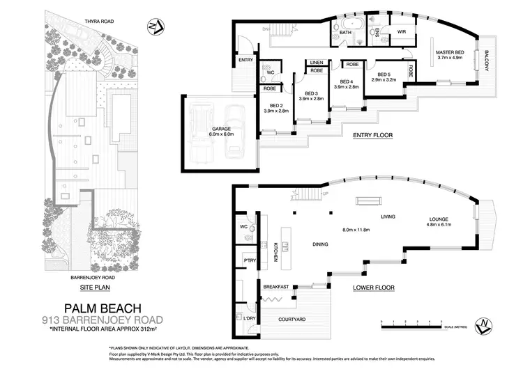 Floorplan of Homely house listing, 913 Barrenjoey Road, Palm Beach NSW 2108