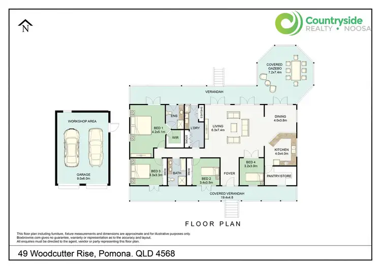 Floorplan of Homely house listing, 49 Woodcutter Rise, Pomona QLD 4568