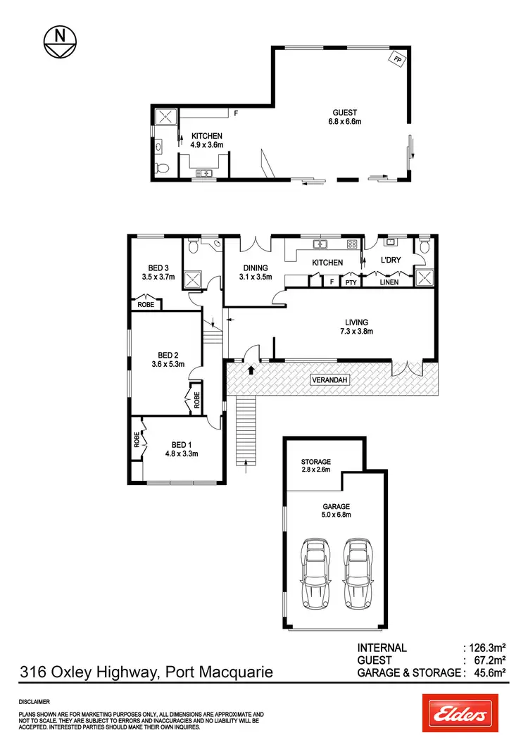 Floorplan of Homely house listing, 316 Oxley Highway, Port Macquarie NSW 2444